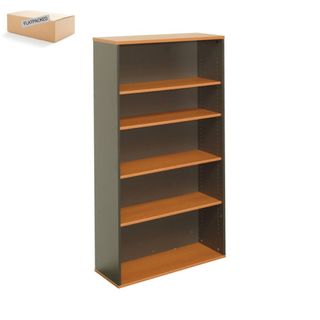 Bookcase H1800xW900xD315mm Cherry/Ironstone