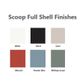 Scoop Chair 4leg Timber frame. Polypropylene Shell 110kg