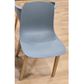 Scoop Chair 4leg Timber frame. Polypropylene Shell 110kg