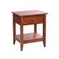 Quadrat Bedside Table  W500xD400xH600mm Timber