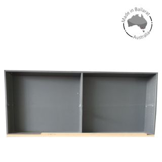 #202295 S/H Hutch Wallmount style L1750xH750xD360 Ironstone