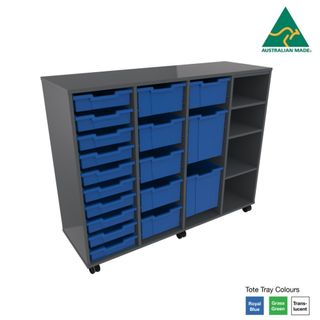 Organise Tote Storage, Quad Bay, Multi