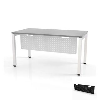 Check Steel Modesty L1100xH350mm White No brackets required.