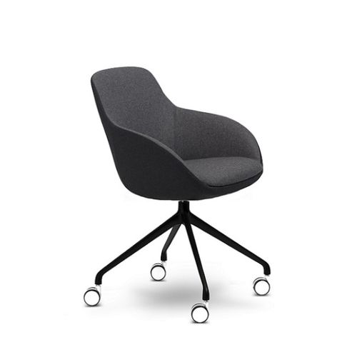 Muse 4 Point Swivel Chair Upholstered 140kg