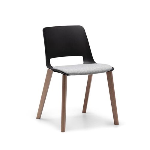 Unica 4 Leg Chair with Seat Pad  Fabric Hawthorn 140kg