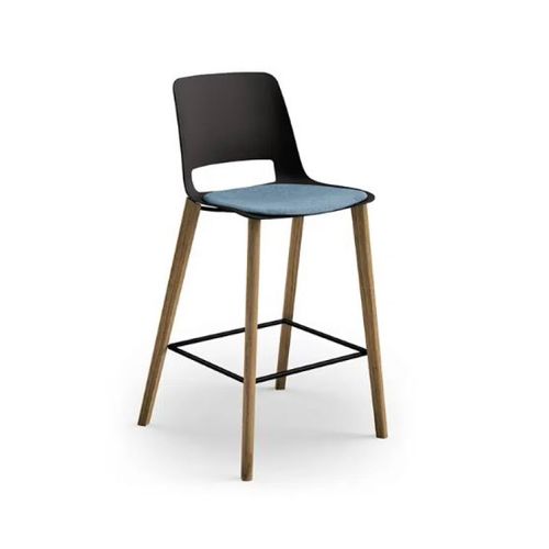 Unica 4 Leg Stool H750mm with Seat Pad Hawthorn 140kg