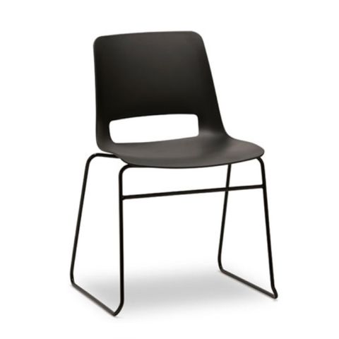 Unica Visitor Chairs - Sled Base - Stackable - 140kg