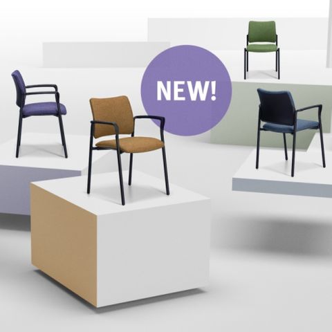 Seto Side Chair Range - stackable - 140kg