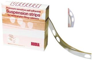 Rodia Strip 821 190um Polyester 12mm Adhesive Strip 100metres