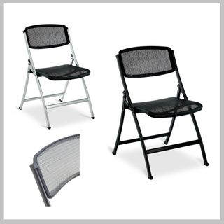 Mitylite Mesh One Folding Chair Black/ Blk Fr 453kg MOQ20