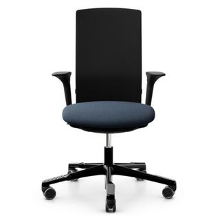 Hag Futu Chair 1200-S Solid back Adj Arms Boxed 125kg