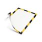 Duraframe A4 Adhesive Security Yellow/Black pk2