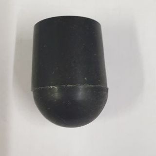 Round Cap Domed Base P785 7/8" 22mm Black