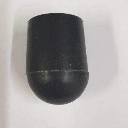 Round Cap Domed Base P785 7/8" 22mm Black