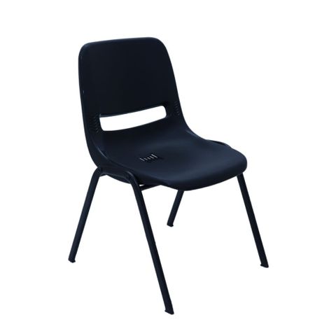 P100  Chair - Black Frame and Shell - 130kg