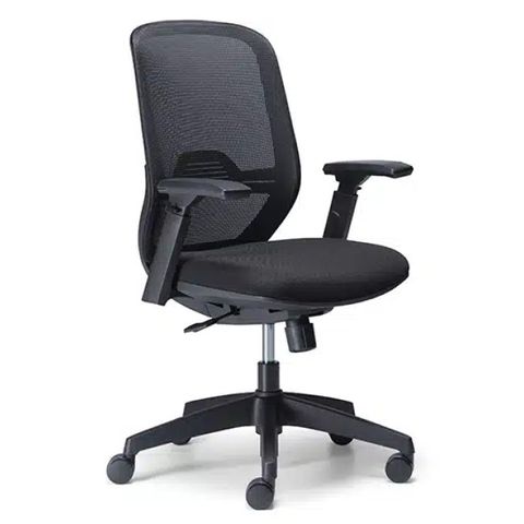 Toki Mesh Back Office Chair Adjustable T Arms 110kg