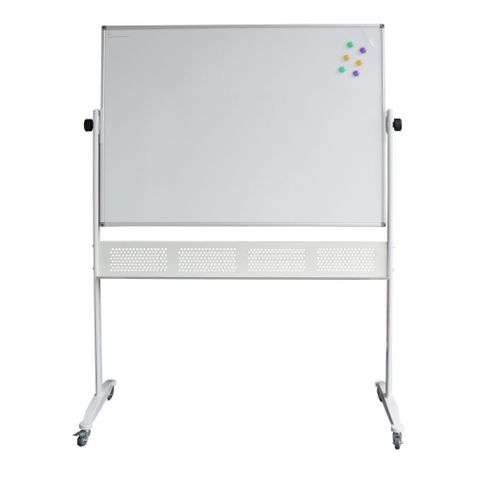 Mobile Pivoting Porcelain Magnetic Whiteboards Range