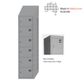 Steel Lockers STR - Sloping Top - Australian Made