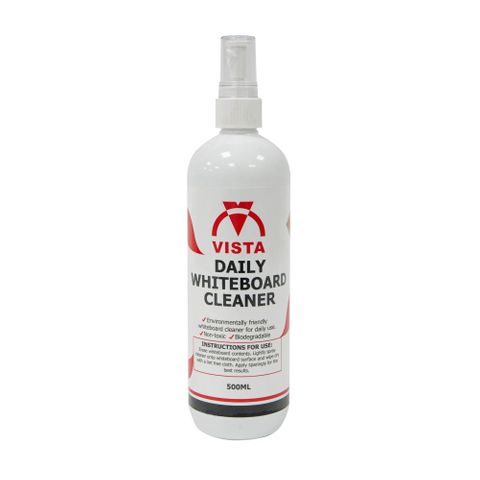 Vista Daily Whiteboard Cleaner. Bottle 500ml