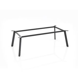 Flare 4 leg Table Frame H695mm 2400x1200mm Black