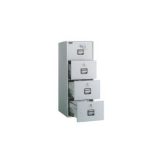 Fire Resistant Filing Cabinet 4 Drawer - 1.5 hours White