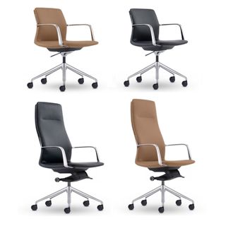 Million MB Executive Chair with Arms 140kg Leather