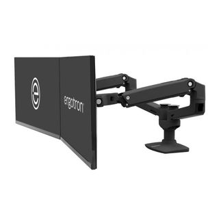 Ergotron LX Monitor Arm Dual SidebySide Matt Black Mount Boxed