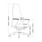 Assist High Back Chair with Arms 130kg  Lana Wool