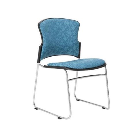 Focus Visitor Chair Sled No Arms 120kg Upholstered F2