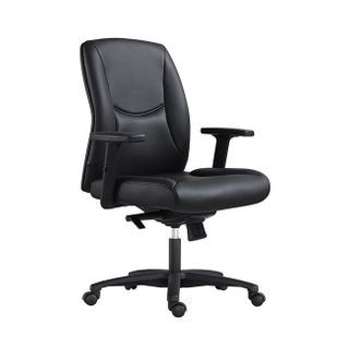 Hilton Low Back Executive Chair Black PU 120kg