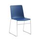 Echo Vis Chair Chrome Sled Base Poly Shell Stack 135kg