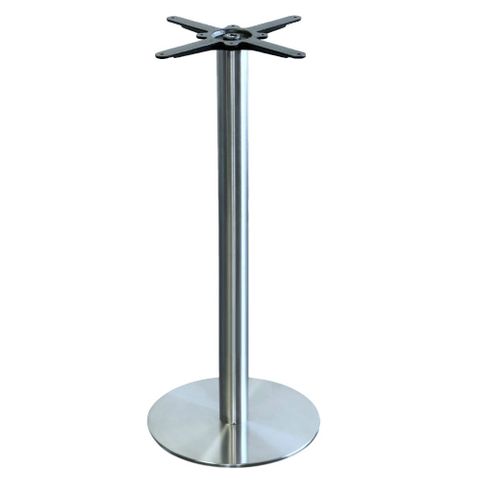 Alexi Bar Table Frame H1060mm 450disc Stainless Steel