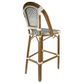 Eiffel Bar Stool H750mm 150kg Natural - White