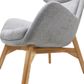 Calypso Wingback Arm Chair 150kg Light Grey