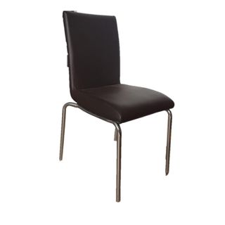 Oscar Brown PU with Chrome 4 Leg frame