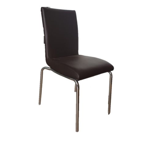 Oscar Brown PU with Chrome 4 Leg frame