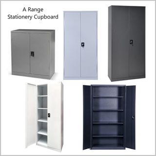 Stationery Cupboard W906xD460mm Adjustable Shelves