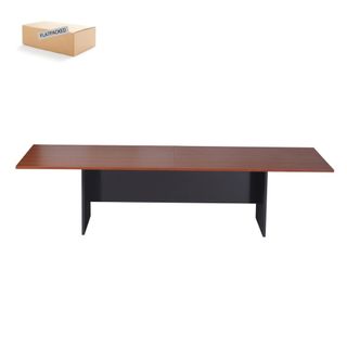 Board Room Table 3200x1200mm Cherry/Ironstone