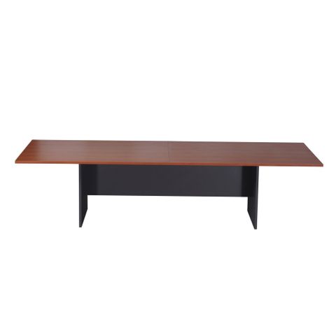 Board Room Table 3200x1200mm Cherry/Ironstone