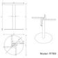 Estillo Disc Base Table Frames