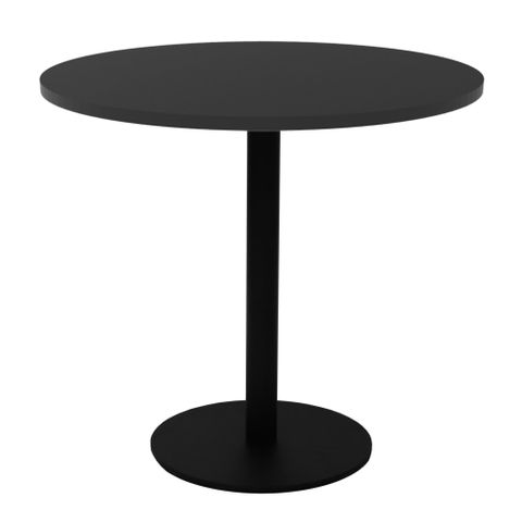 Table Round 900 Diam 25mm, Estillo Disc Black C/P L1