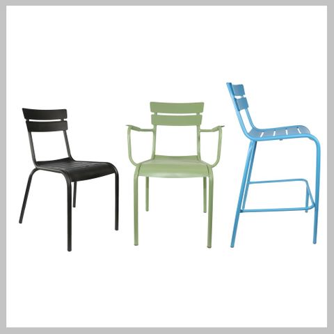Lisbon Chair Range - 150kg - Indoor/Outdoor