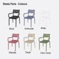 Siesta Paris Arm Chair moulded PP UV resistant 150kg