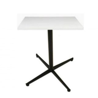 Table Square 700x700mm 25mm Berlin 4W Black L1