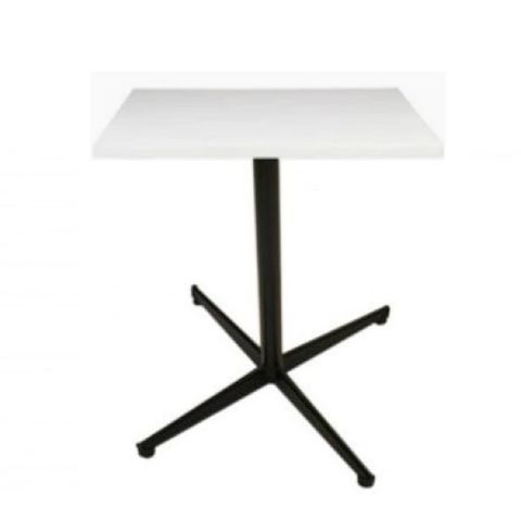 Square Table with Berlin 4 way Base. H750mm