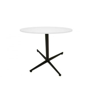 Table Round 700mm Diam Berlin Black 4 way base L1