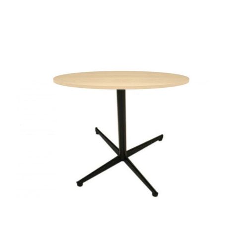 Table Round 700mm Diam Berlin Black 4 way base L2