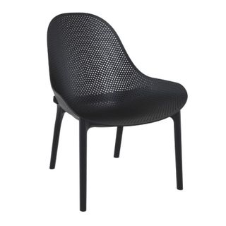 Siesta Sky Lounge chair Black- unassembled