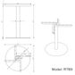 Estillo Disc Base Table Frames
