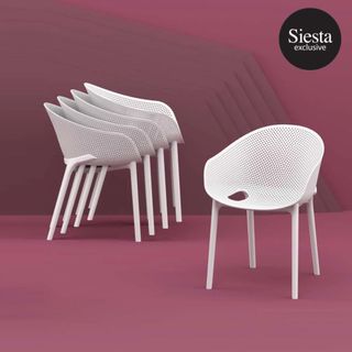 Siesta Sky Pro Stacking Chair  Indoor/Outdoor 150kg